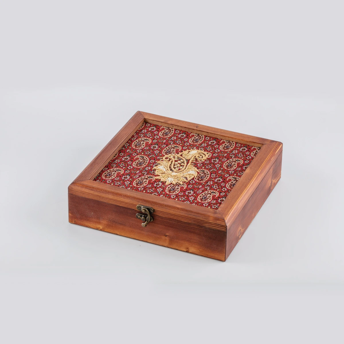 جعبه کادویی ترمه و ملیله  آنتیک(سایز بزرگ)