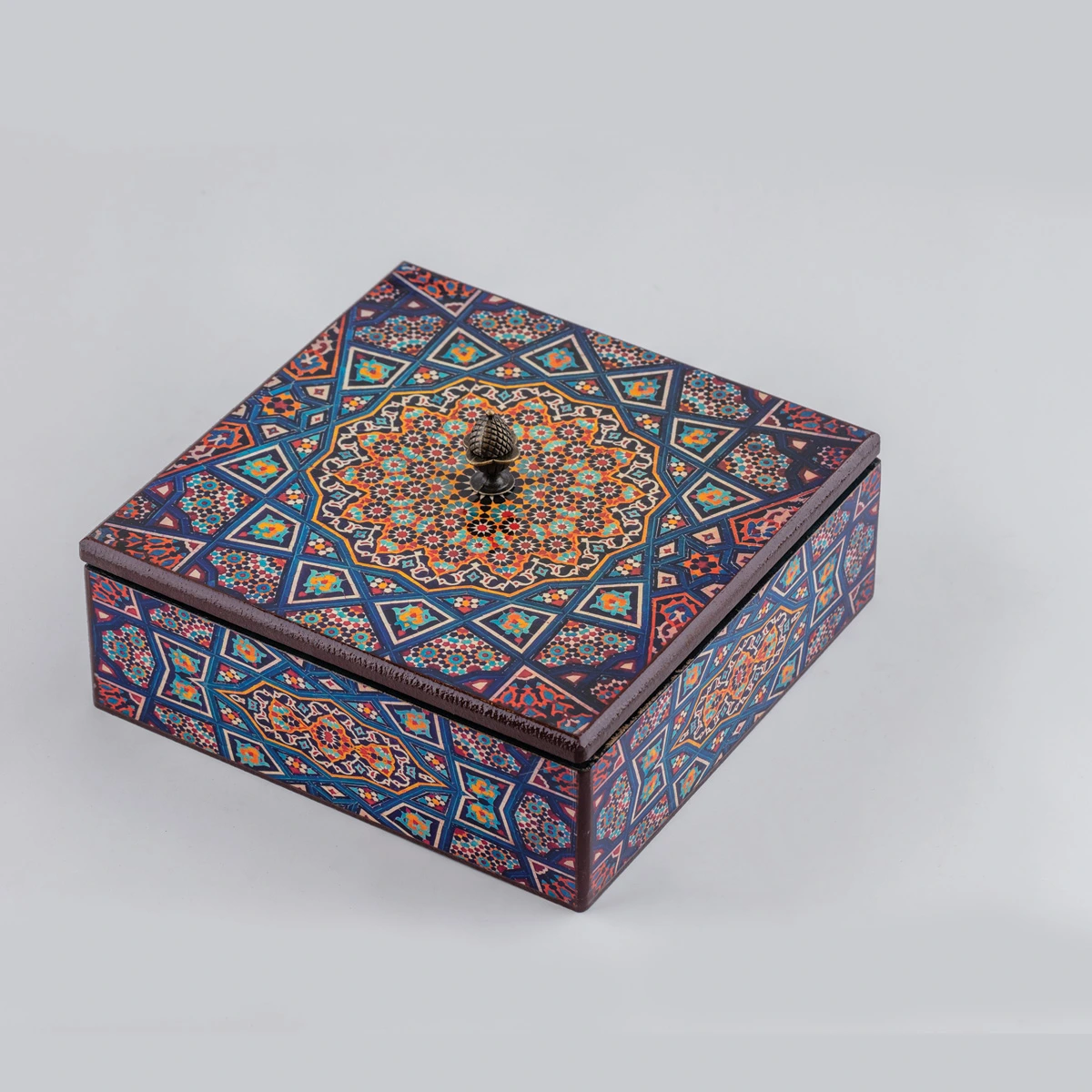 جعبه کادویی دکوپاژ گز خوری آنتیک